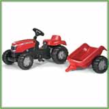 01 230 5 Massey Ferguson Tractor & Trailer